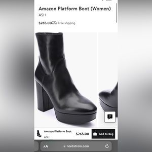 ASH Amazon black platform heels. I have only worn these maybe 3 times.